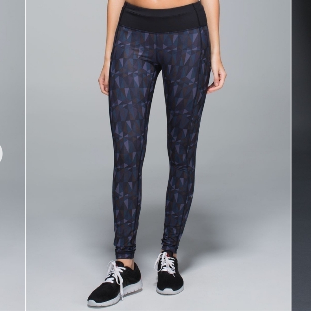 Lululemon Speedtight II Legging 6 black grey purple